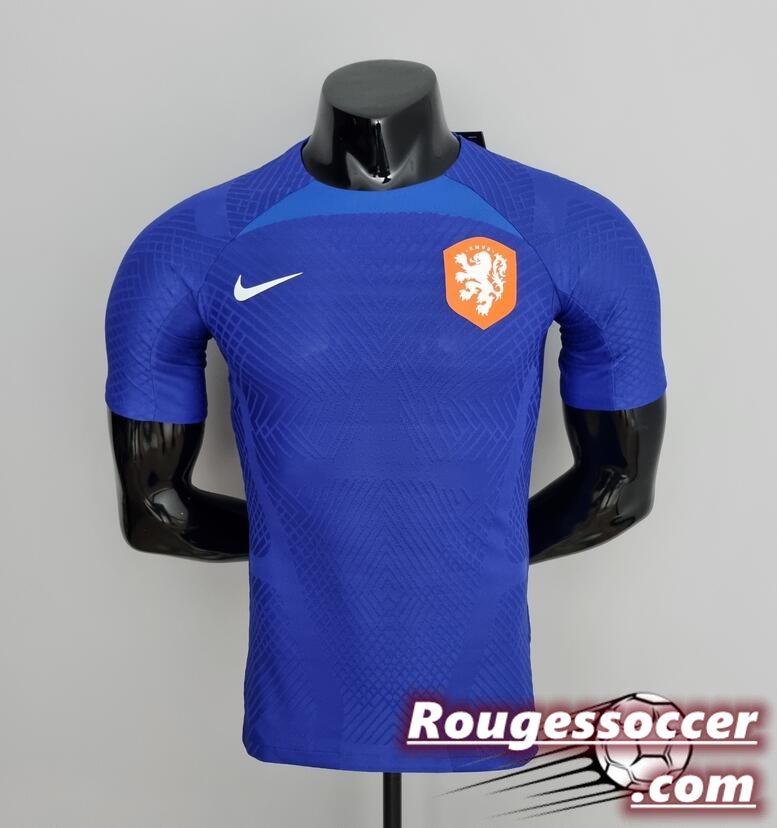 Netherlands Blue Training Kit Shirt 2022/23 Player Version